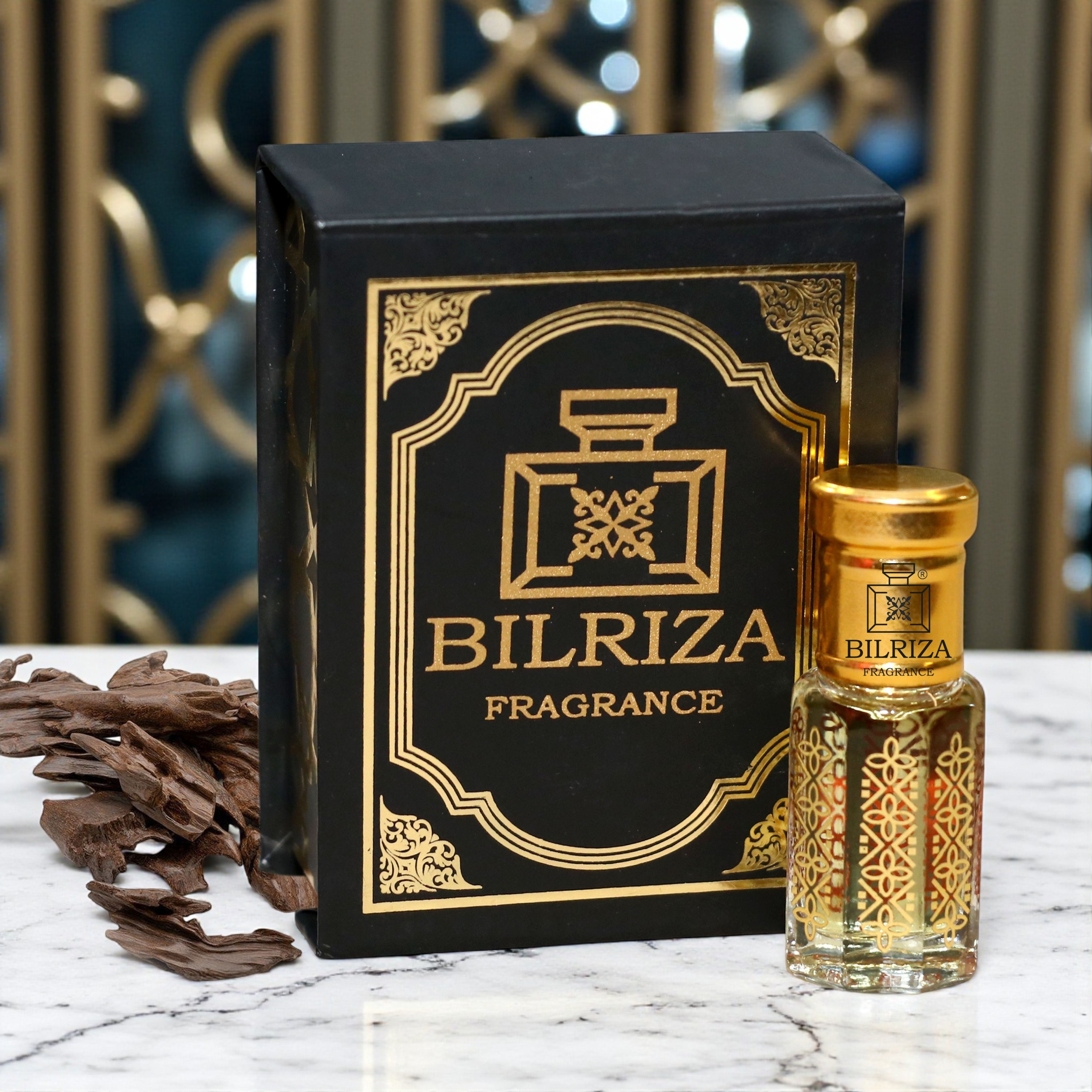 Bilriza Fragrance African Oud Attar – Unisex Long Lasting Alcohol-Free Attar 6ml