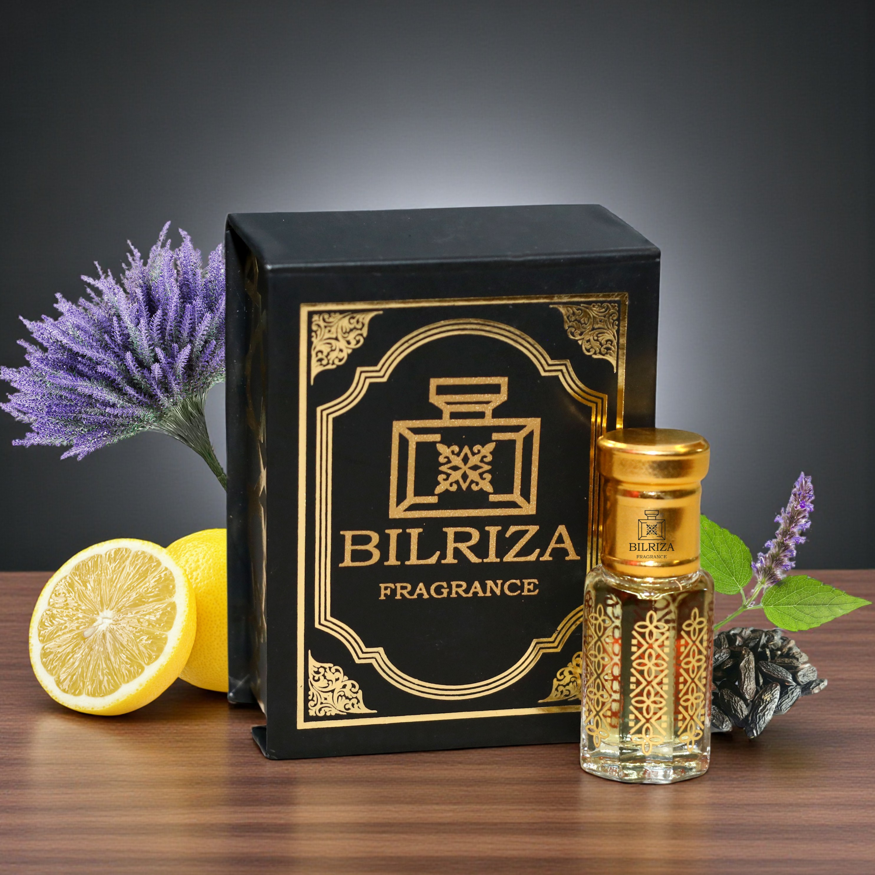 Bilriza Fragrance Cool Blue Attar – Unisex Long Lasting Alcohol-Free Attar Oil 6ml