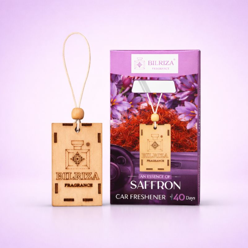 Bilriza Fragrance Saffron Car Air Freshener Hanging – Premium Scent for Elegant Driving