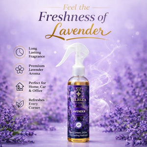 Bilriza Fragrance Lavender Room Spray – Refreshing Air Freshener Spray for Home & Office 200ml