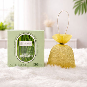 Bilriza Fragrance Lemon grass Scented Bag – Natural Hanging Air Freshener for Home & Office