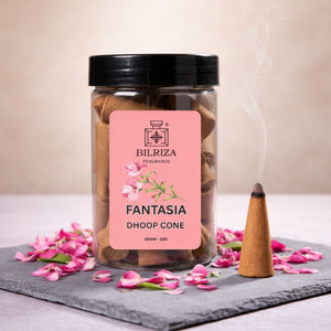 Bilriza Fragrance Fantasia Fragrance Dhoop Cones – Exotic Aroma for Home, Meditation & Puja