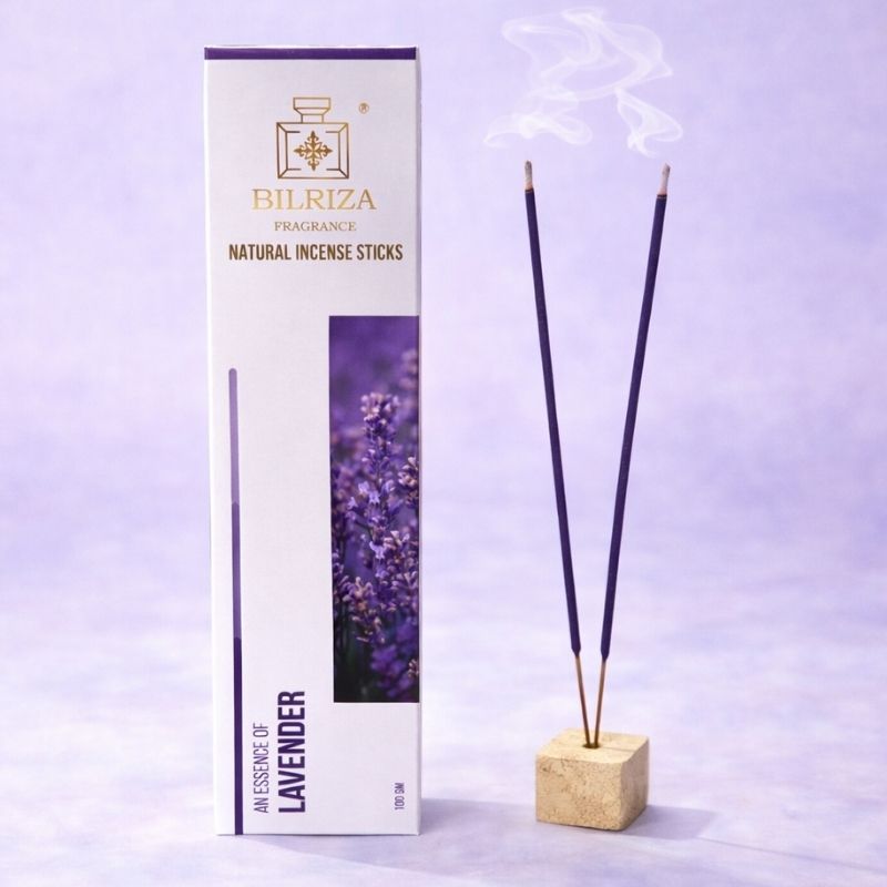 Bilriza Fragrance Lavender Incense Sticks – Long-Lasting Soothing Fragrance (100gm 1 each)