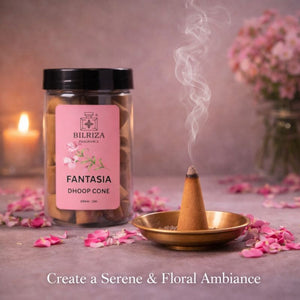 Bilriza Fragrance Fantasia Fragrance Dhoop Cones – Exotic Aroma for Home, Meditation & Puja
