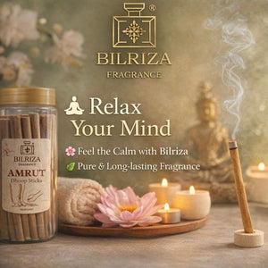 Bilriza Fragrance Amrut Bambooless Incense – Long Lasting Aroma, No Charcoal, No Bamboo