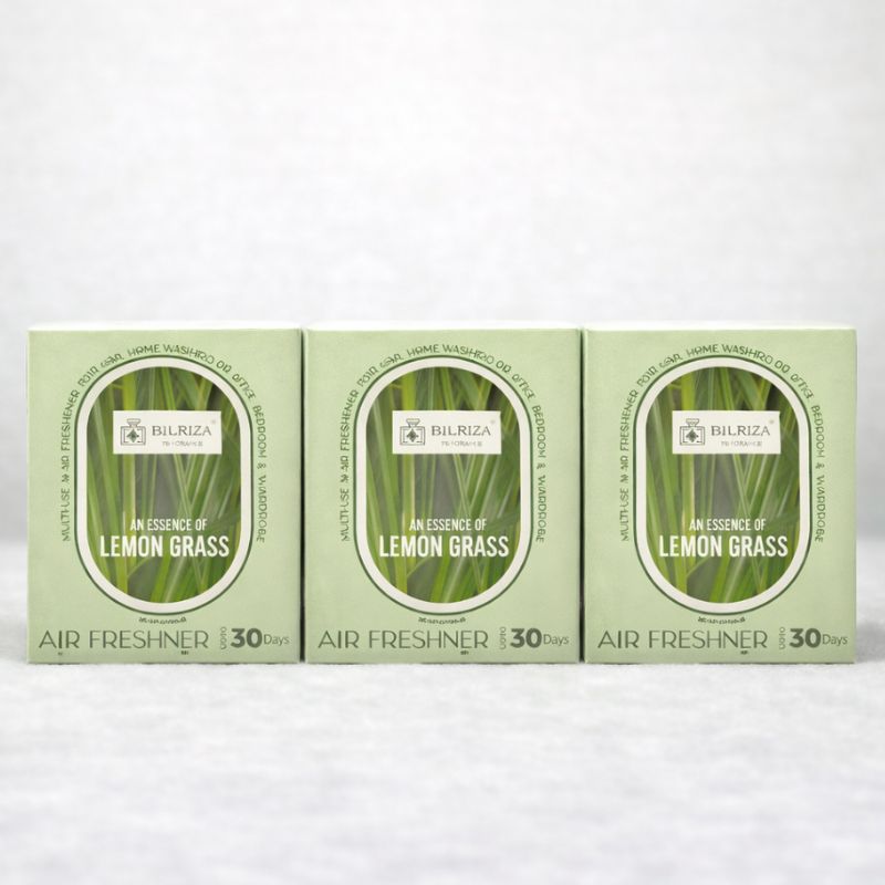 Bilriza Fragrance Lemon grass Scented Bag – Natural Hanging Air Freshener for Home & Office
