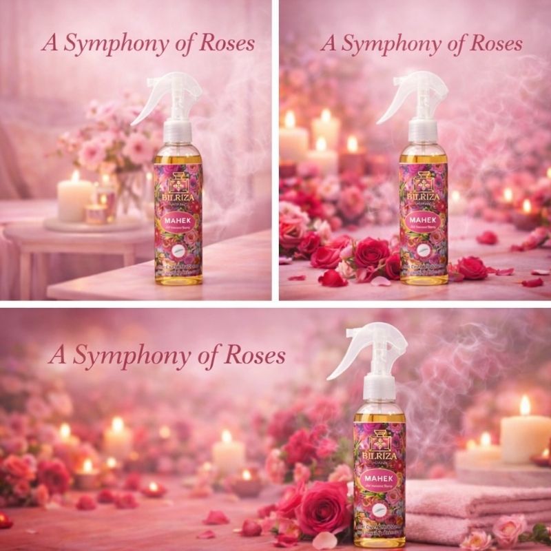 Bilriza Fragrance Mahek Room Spray – Refreshing Air Freshener Spray for Home & Office 200ml