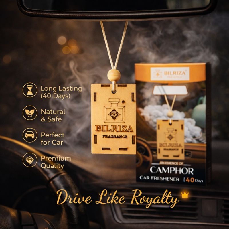 Camphor Hanging Car Air Freshener – Refresh Your Vehicle with Natural Camphor Aroma