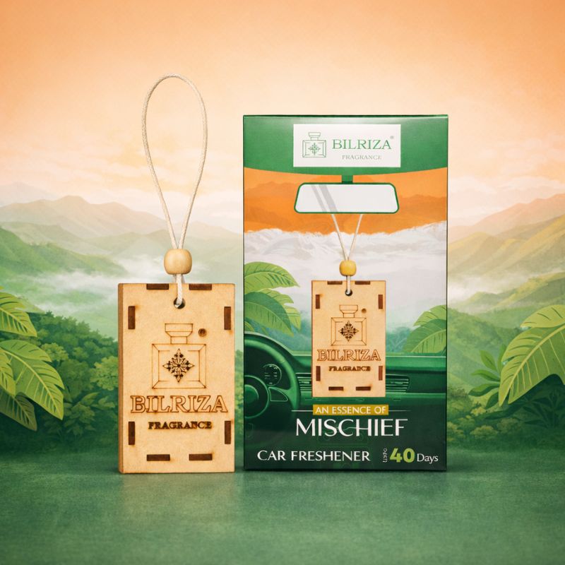 Bilriza Fragrance Mischief Car Air Freshener Hanging – Stylish Design with Lasting Freshness