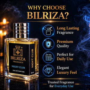 Bilriza Fragrance Night Club 50ml Perfume – Party-Ready Fragrance for Men & Women Eau de Parfum