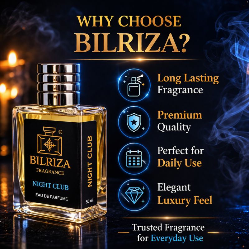 Bilriza Fragrance Night Club 50ml Perfume – Party-Ready Fragrance for Men & Women Eau de Parfum