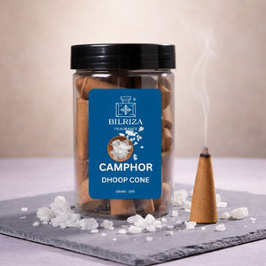 Bilriza Fragrance Camphor Fragrance Dhoop Cones – Natural Air Purifier for Puja & Meditation