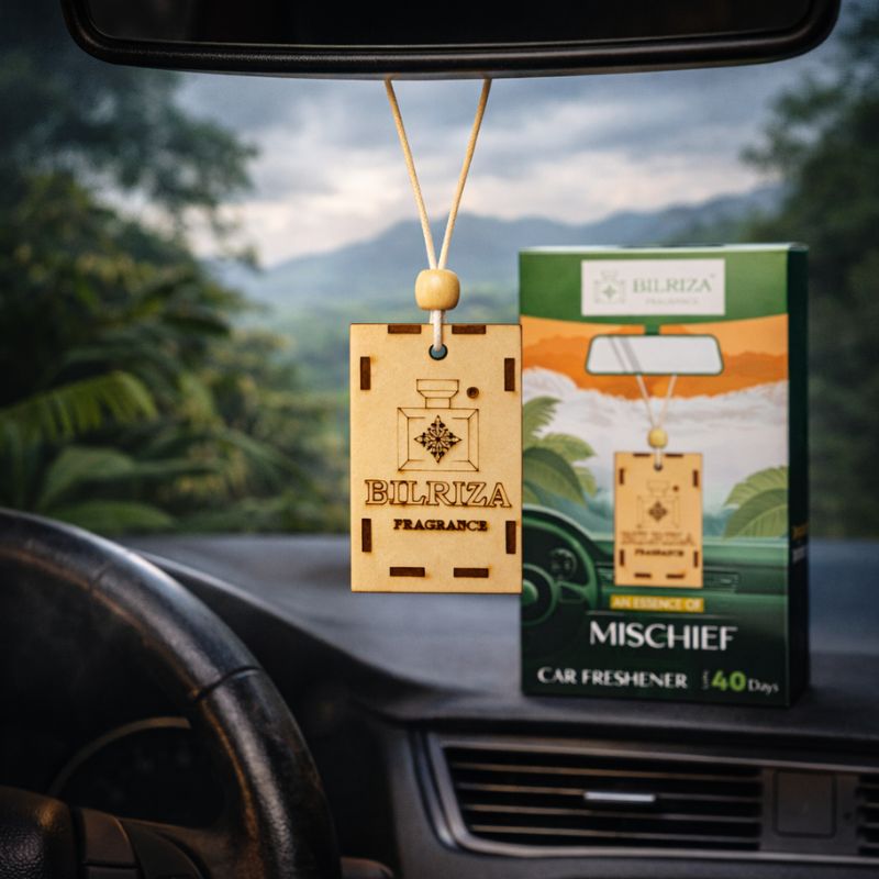 Bilriza Fragrance Mischief Car Air Freshener Hanging – Stylish Design with Lasting Freshness