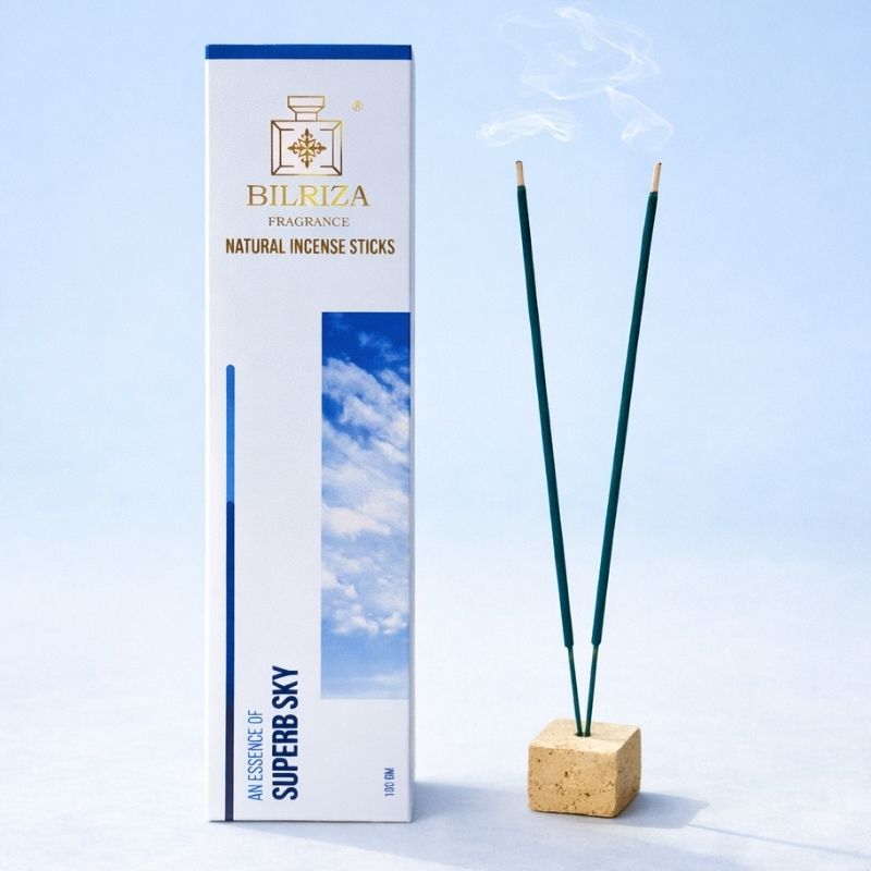 Bilriza Fragrance Superb Sky Incense Sticks – Long-Lasting Fresh Scent for Relaxation (100gm 1 each)