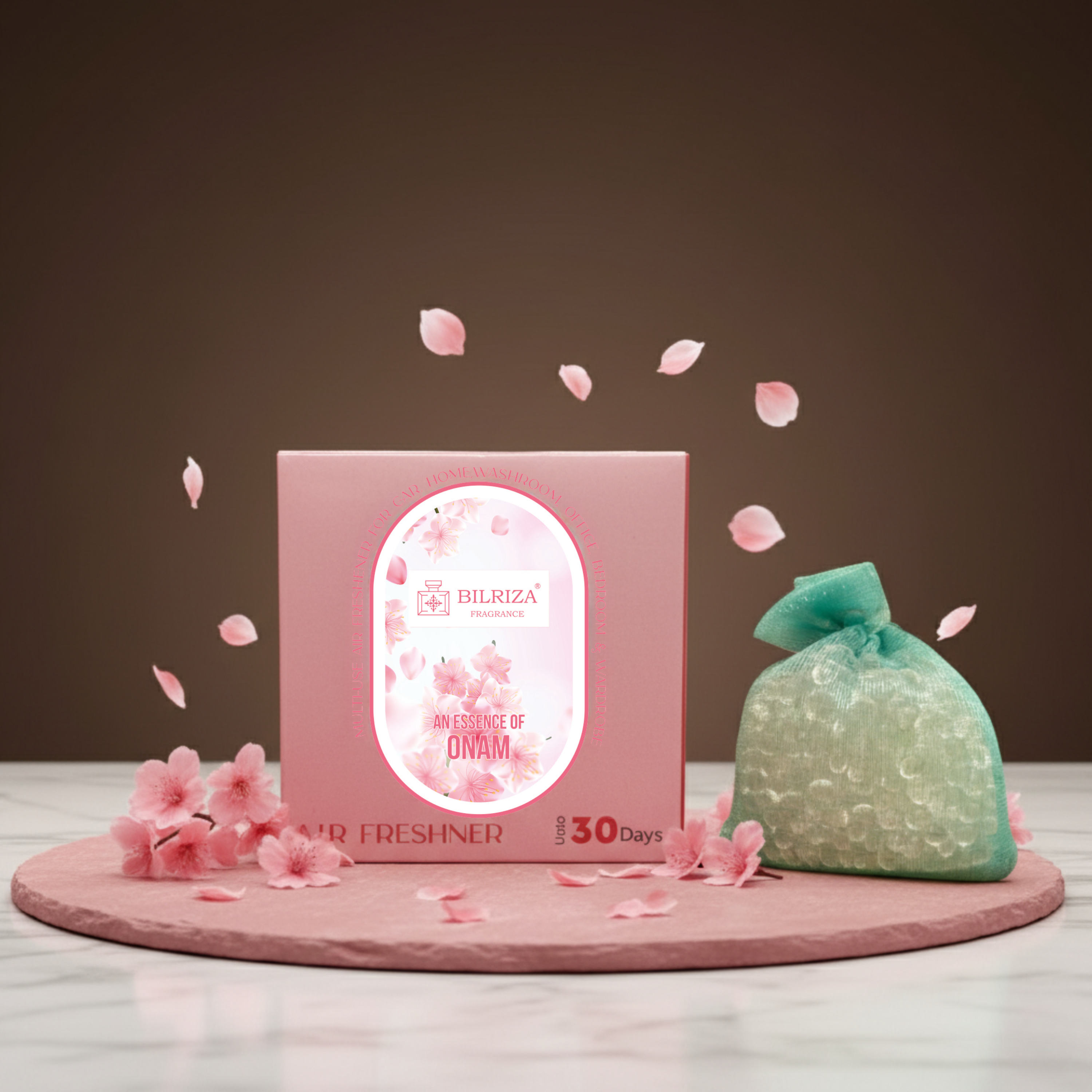 Bilriza Fragrance Onam Air Freshener – Hanging Bag for Long-Lasting Freshness