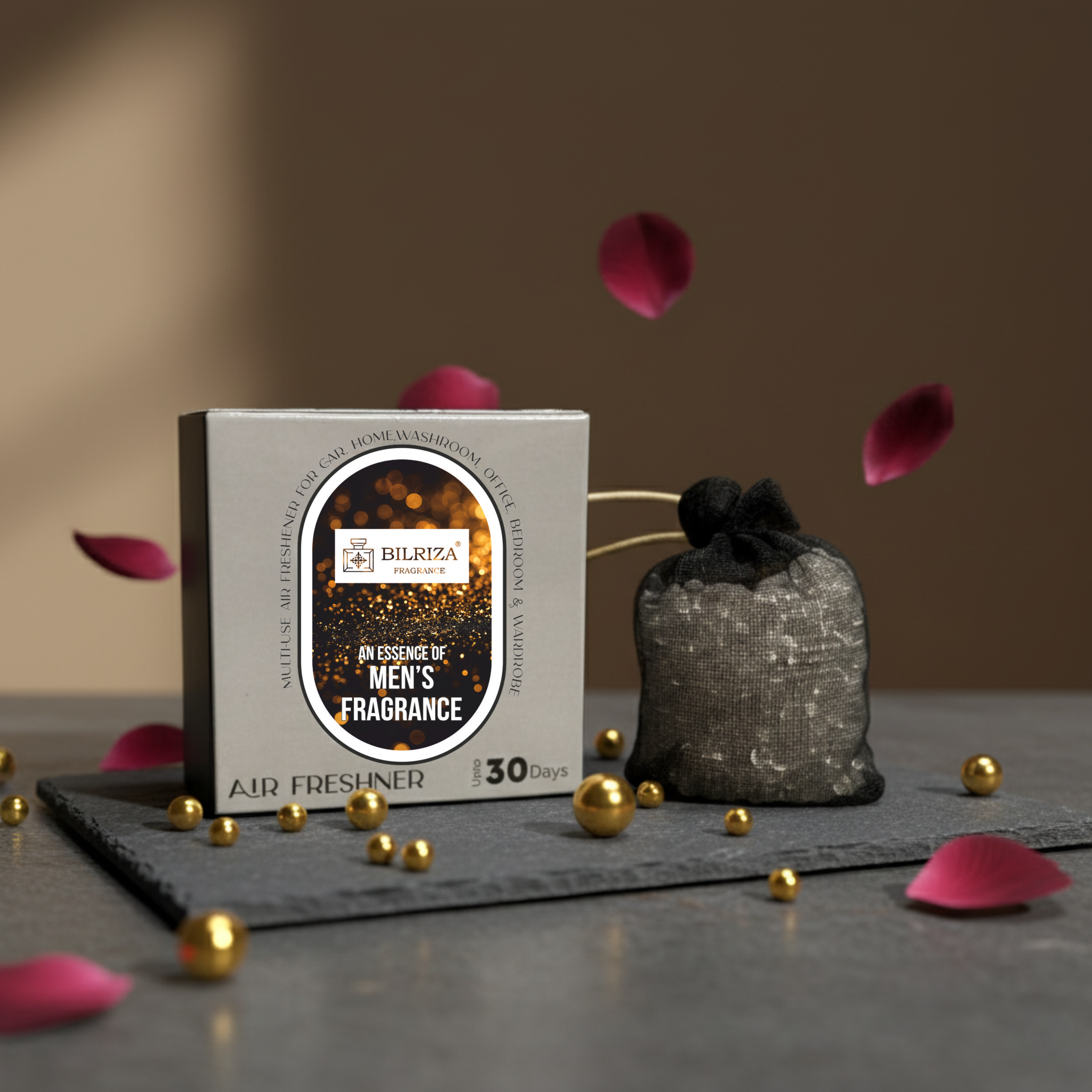 Bilriza Fragrance Men’s  Fragrance Hanging Air Freshener – Strong & Refreshing Aroma for Daily Freshness