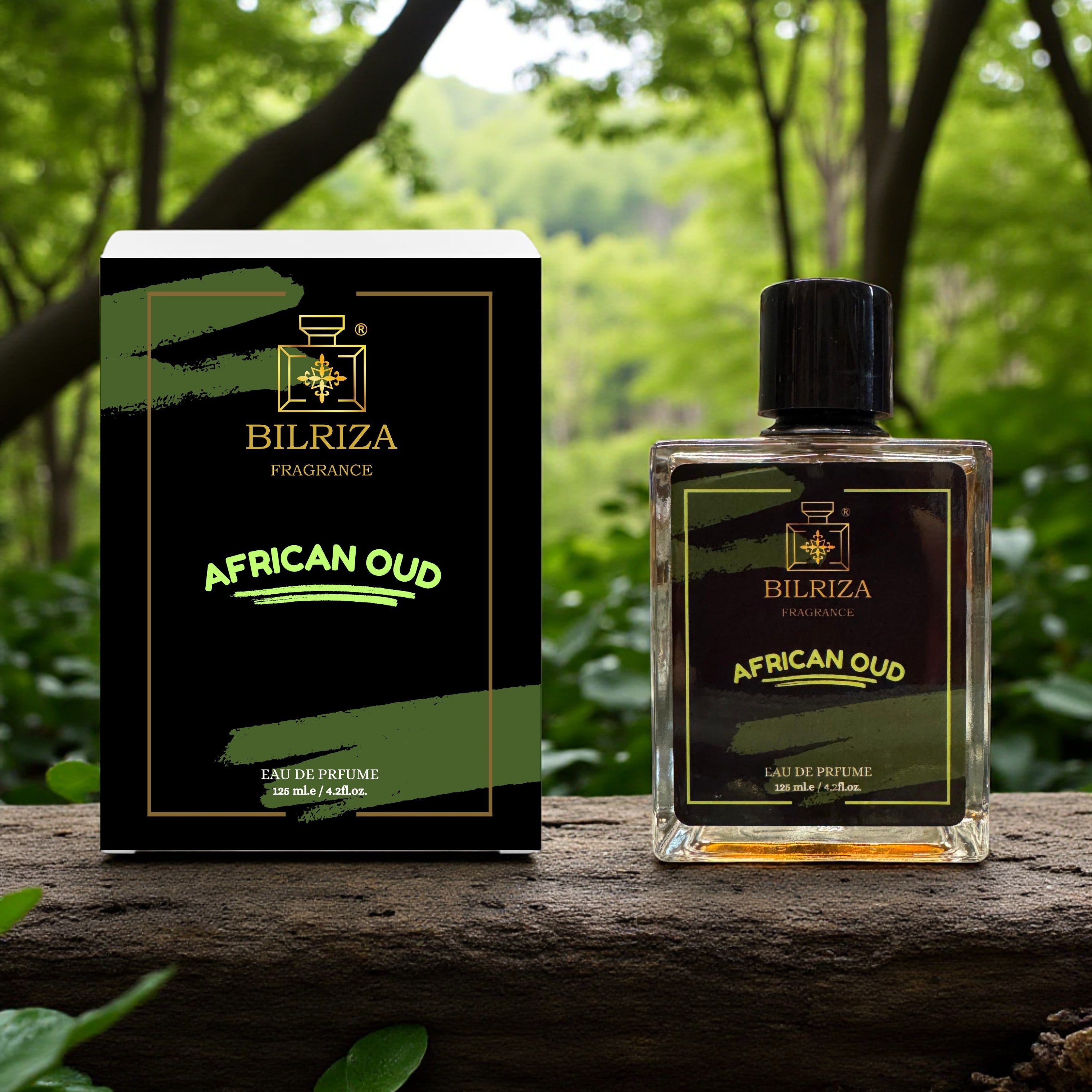 Bilriza Fragrance African Oud Perfume 125ml – Best Luxury Oud Perfume with Lasting Impact
