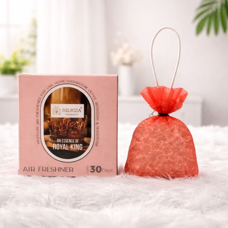 Bilriza Fragrance Royal King Bag Air Freshener – Elegant Hanging Bag for Fresh & Rich Aroma