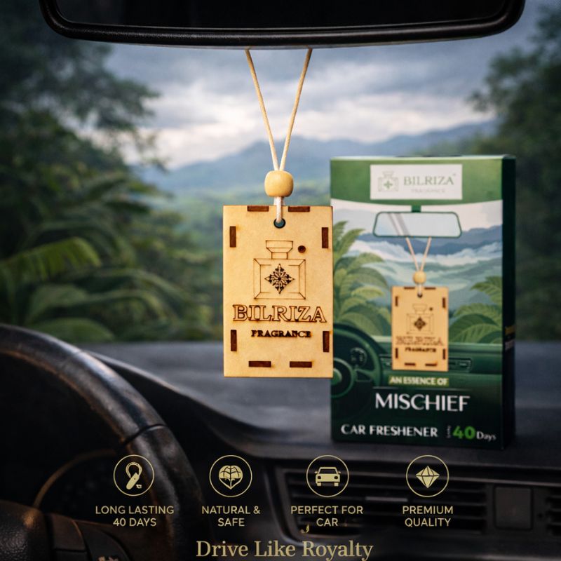 Bilriza Fragrance Mischief Car Air Freshener Hanging – Stylish Design with Lasting Freshness
