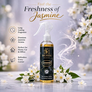 Bilriza Fragrance Jasmine Room Spray – Refreshing Air Freshener Spray for Home & Office 200ml