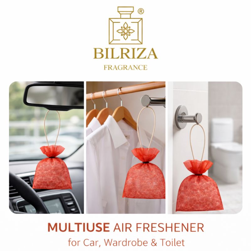 Bilriza Fragrance Royal King Bag Air Freshener – Elegant Hanging Bag for Fresh & Rich Aroma