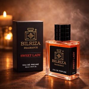 Bilriza Fragrance Sweet Lady 50ml Perfume – Charming & Long-Lasting Scent for Women