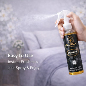 Bilriza Fragrance Jasmine Room Spray – Refreshing Air Freshener Spray for Home & Office 200ml