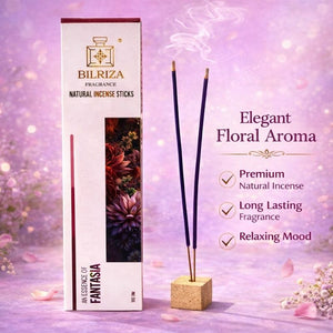 Bilriza Fragrance Fantasia Incense Sticks – Natural Scented Agarbatti for Relaxation (100gm 1 each)
