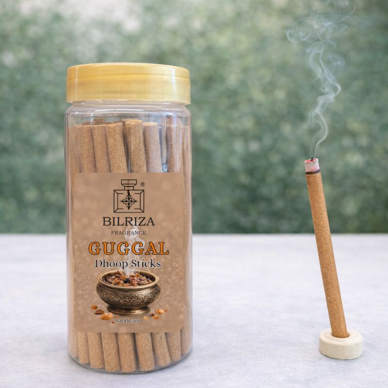 Bilriza Fragrance Guggal Bambooless Incense – Long Lasting Aroma, No Charcoal, No Bamboo
