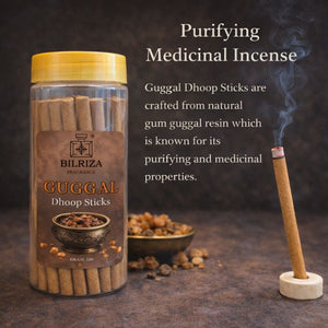 Bilriza Fragrance Guggal Bambooless Incense – Long Lasting Aroma, No Charcoal, No Bamboo