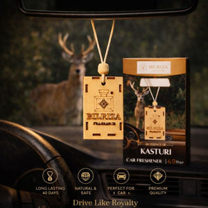 Bilriza Fragrance Kasturi Car Air Freshener Hanging – Effective Odor Eliminator with Musk Scent