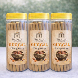 Bilriza Fragrance Guggal Bambooless Incense – Long Lasting Aroma, No Charcoal, No Bamboo