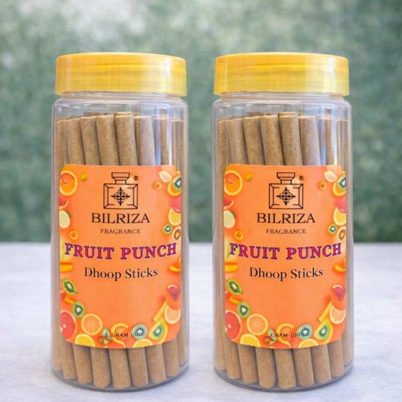 Bilriza Fragrance Fruit Punch Bambooless Incense  – Long Lasting Natural Aroma, No Charcoal, No Bamboo