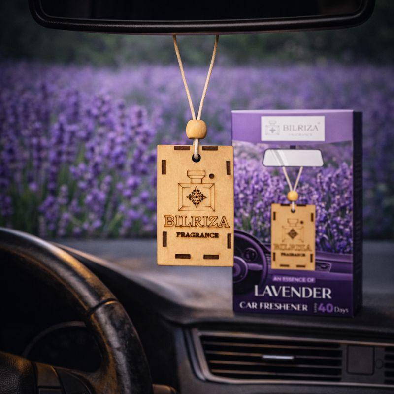 Bilriza Fragrance Lavender Hanging Car Air Freshener – Refresh Your Car with Calming Fragrance