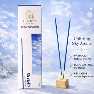 Bilriza Fragrance Superb Sky Incense Sticks – Long-Lasting Fresh Scent for Relaxation (100gm 1 each)