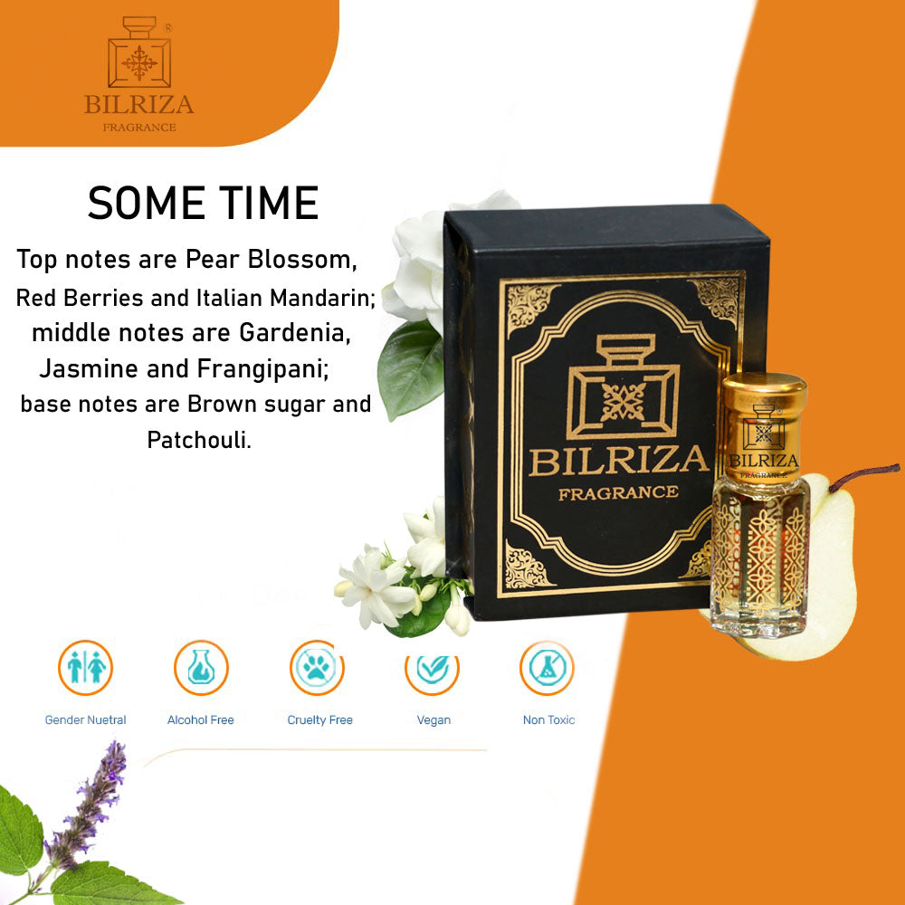Bilriza Fragrance Some time  Attar – Unisex Long Lasting Alcohol-Free Attar Oil