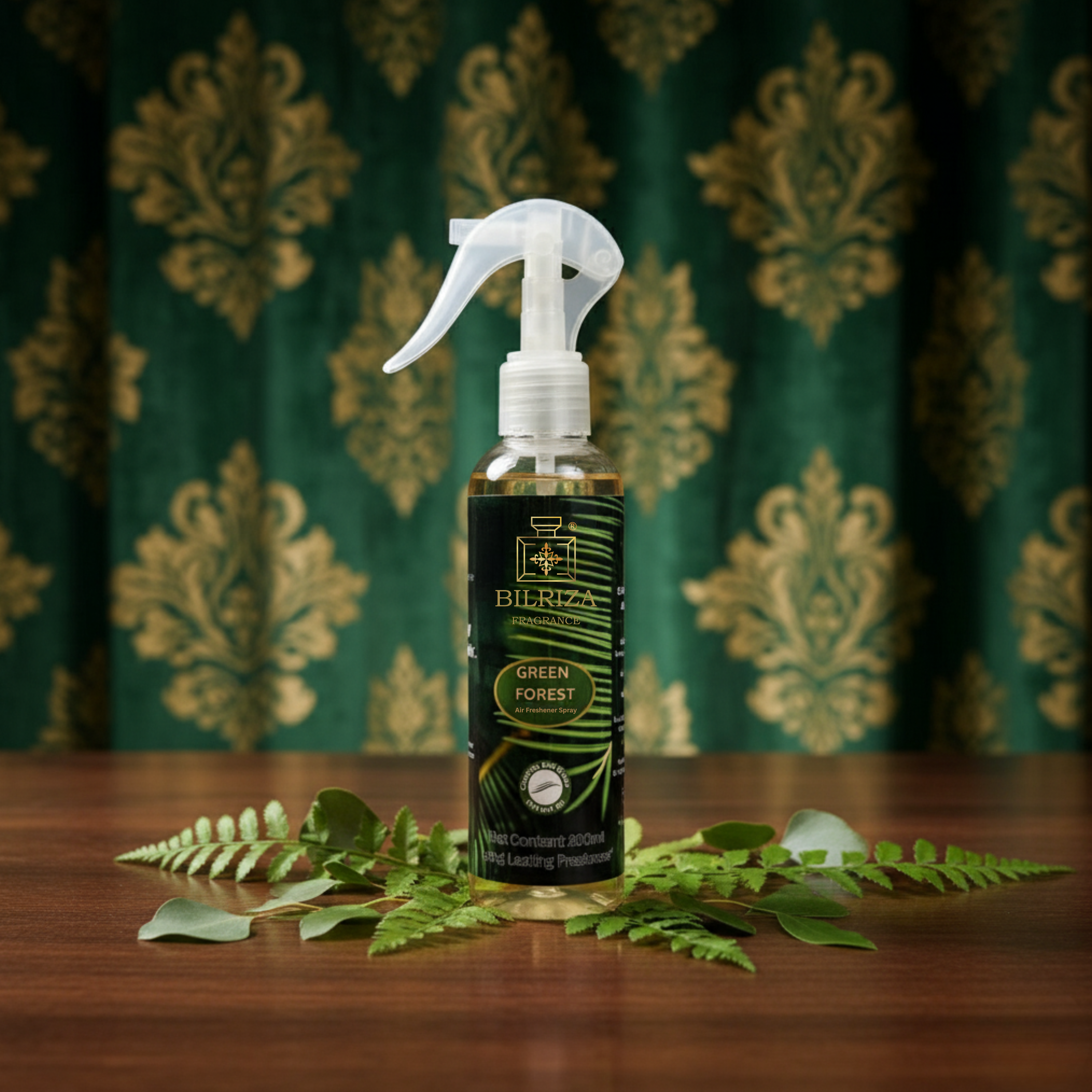 Bilriza Fragrance Green Forest Room Spray – Refreshing Air Freshener Spray for Home & Office