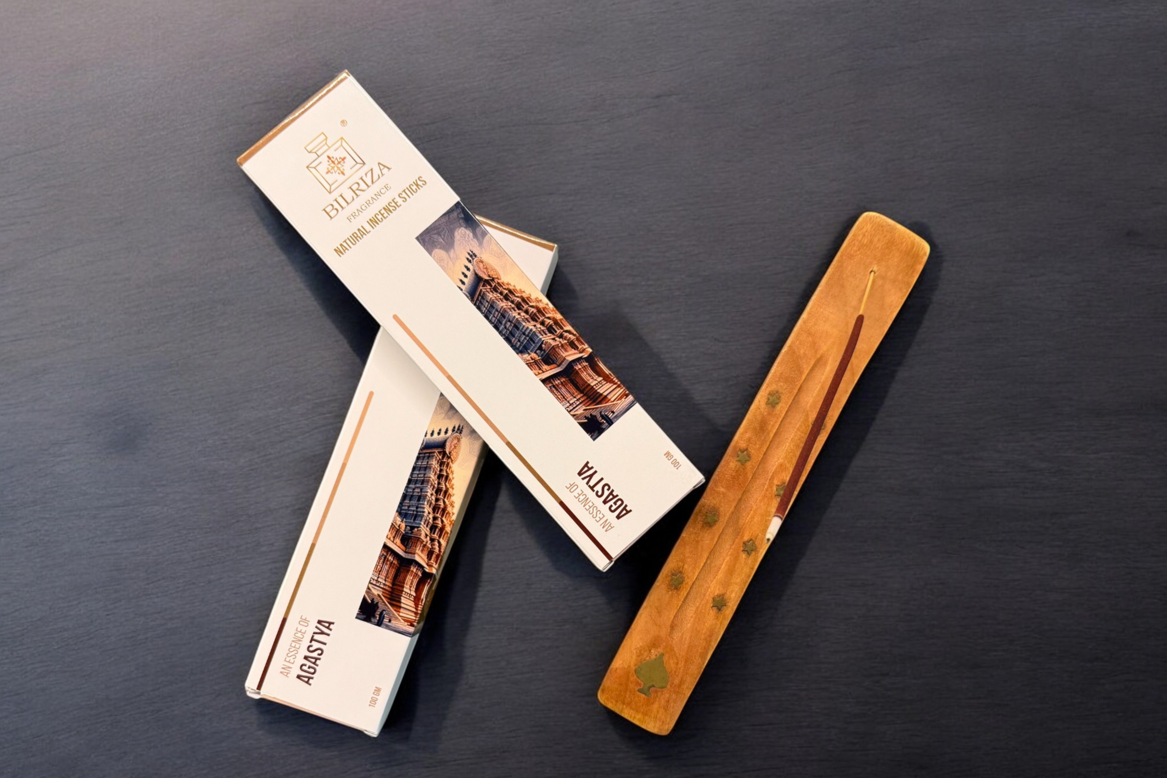 Bilriza Fragrance Agastya Incense Sticks – Pure, Long-Lasting Aromatic Blend Pack of 2 (100gm 1 each)
