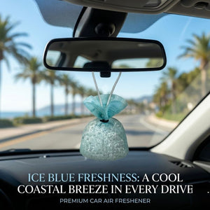 Bilriza Fragrance Ice Blue Hanging Bag Air Freshener – Crisp & Clean Aroma for Any Space