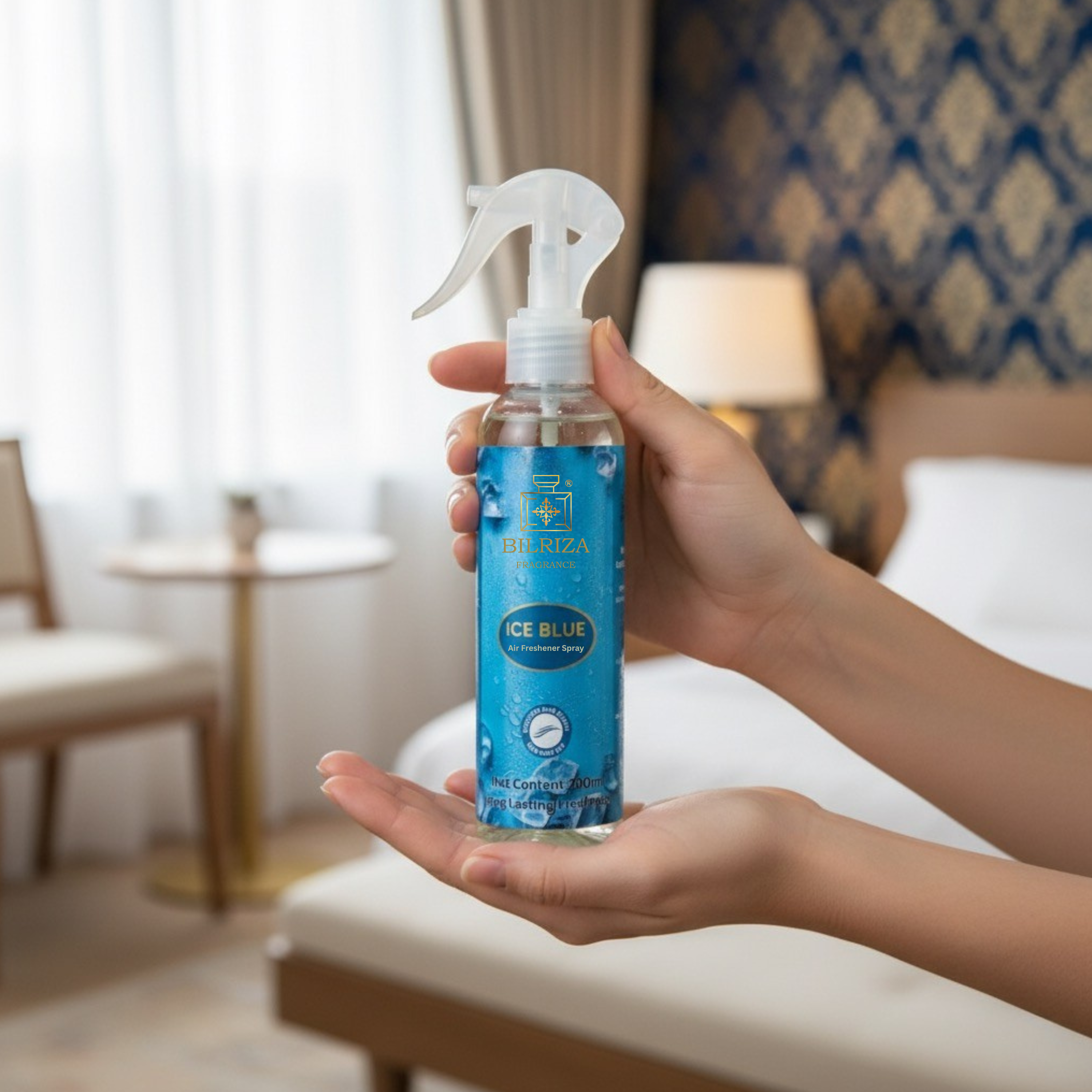 Bilriza Fragrance Ice Blue Room Spray – Refreshing Air Freshener Spray for Home & Office
