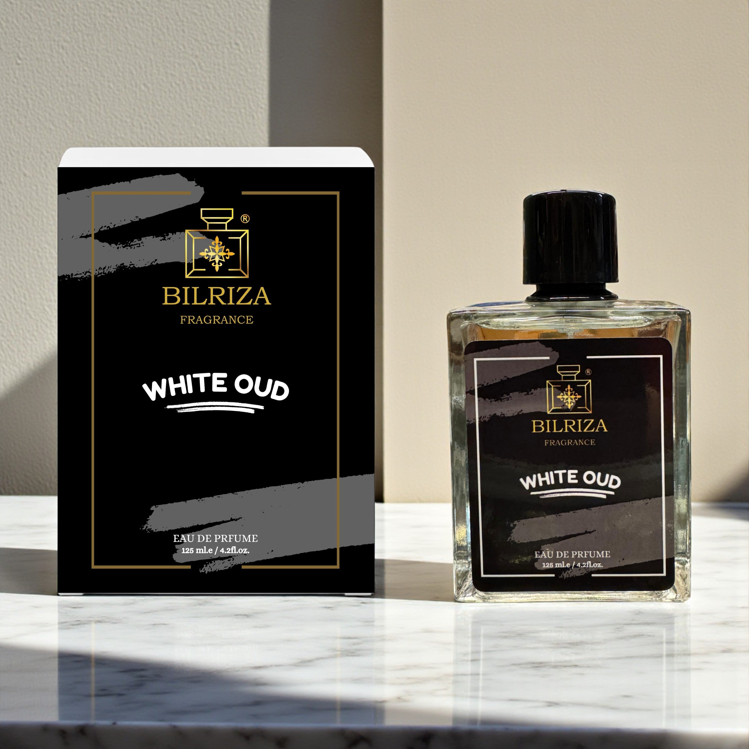 Bilriza Fragrance White Oud Perfume 125ml – Best Luxury Oud Perfume for Men & Women