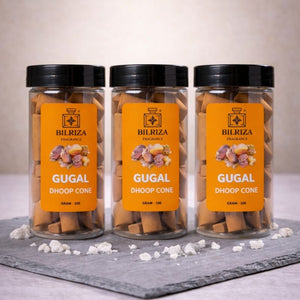 Bilriza Fragrance Gugal Fragrance Dhoop Cones – Traditional Resin Aroma for Meditation & Rituals