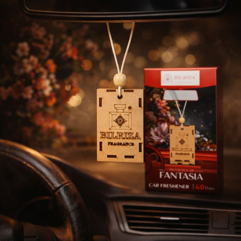 Bilriza Fragrance Fantasia Hanging Car Air Freshener – Refresh Your Car with Exotic Aroma