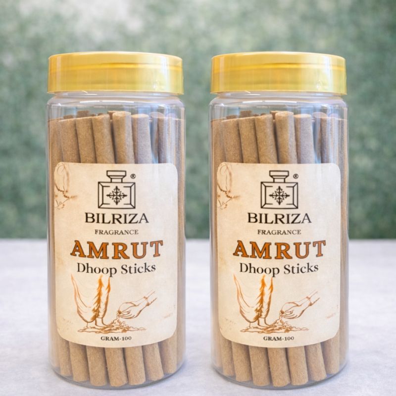 Bilriza Fragrance Amrut Bambooless Incense – Long Lasting Aroma, No Charcoal, No Bamboo