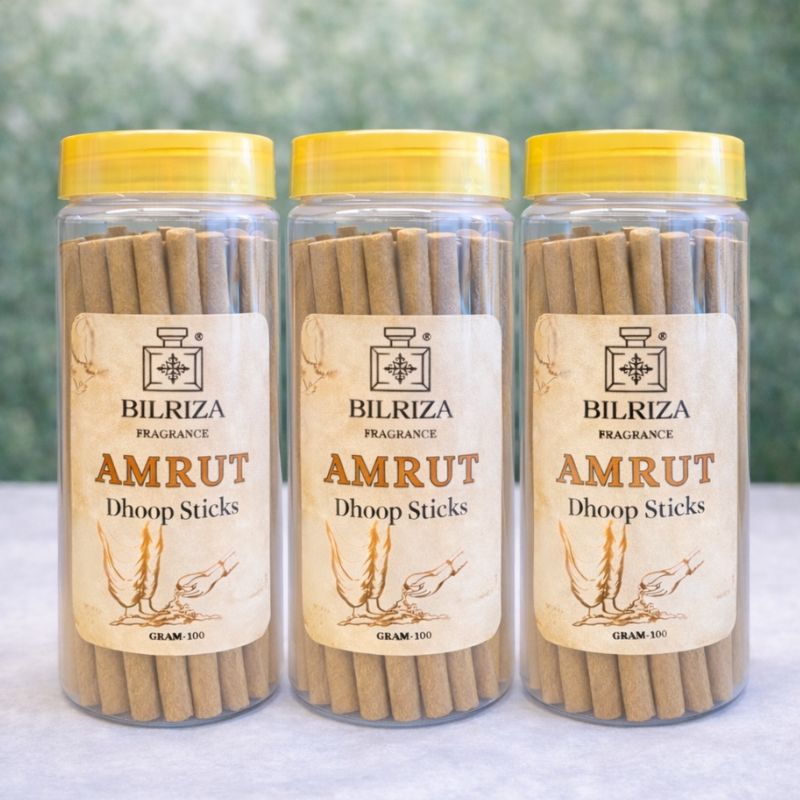 Bilriza Fragrance Amrut Bambooless Incense – Long Lasting Aroma, No Charcoal, No Bamboo