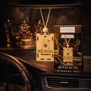 Bilriza Fragrance Royal King Car Air Freshener Hanging – Premium Scent for a Royal Drive