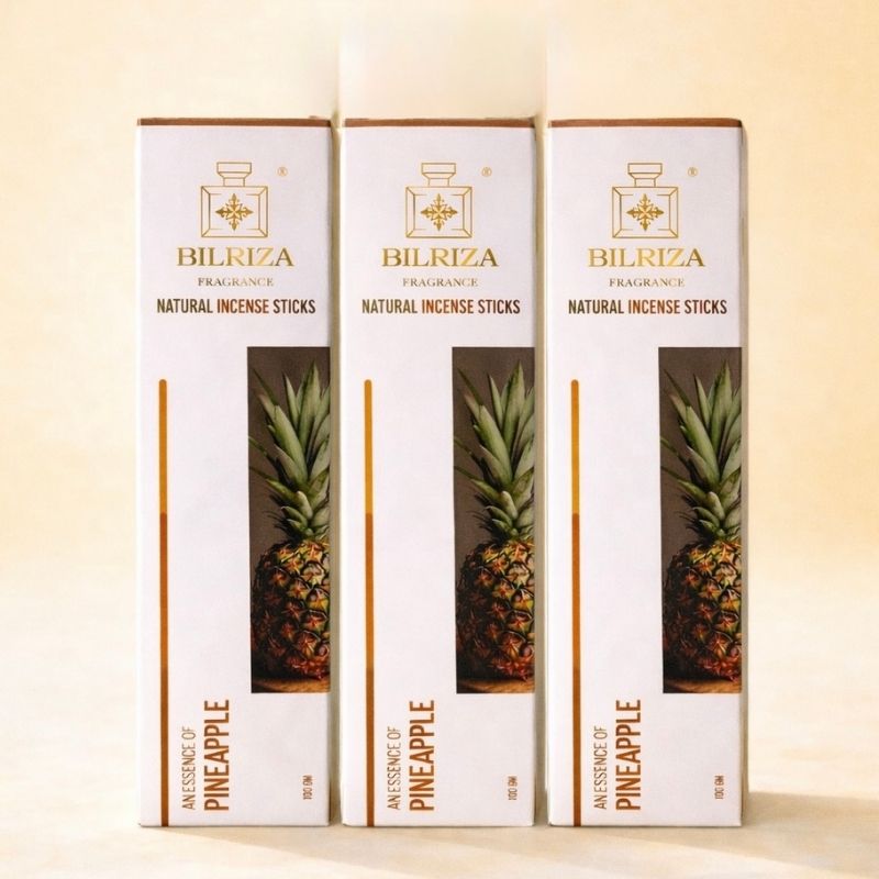 Bilriza Fragrance Pineapple Incense Sticks – Sweet, Tropical Fragrance for Relaxation (100gm 1 each)
