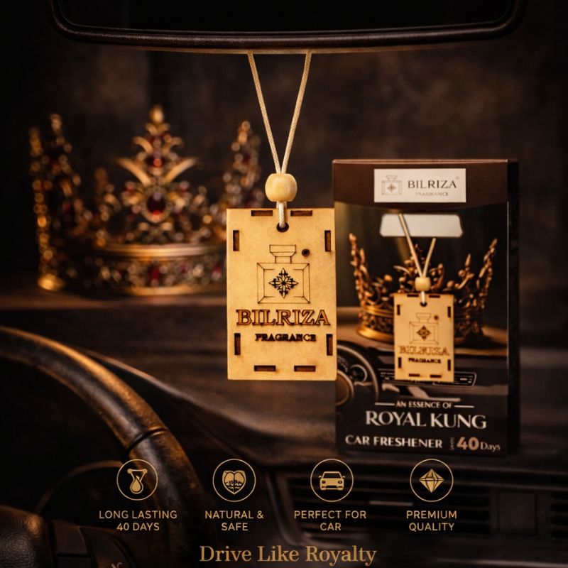 Bilriza Fragrance Royal King Car Air Freshener Hanging – Premium Scent for a Royal Drive