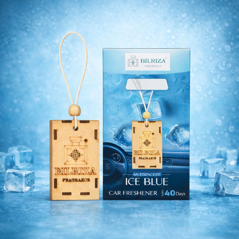 Bilriza Fragrance Ice Blue Car Air Freshener Hanging – Stylish & Effective Odor Eliminator