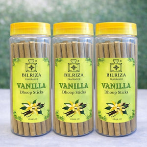 Bilriza Fragrance Vanilla Bambooless Incense – Long Lasting Aroma, No Charcoal, No Bamboo